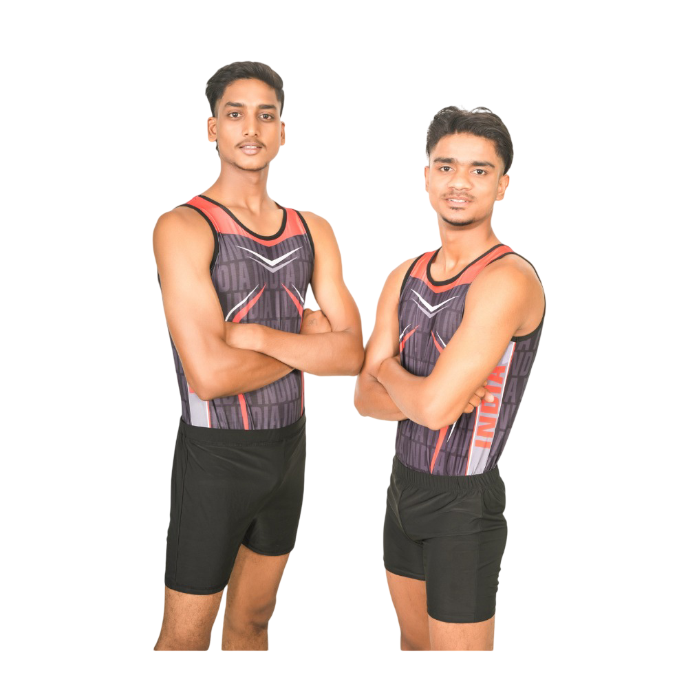 Podium Performer Leotard for Men & Boys for Artistic Gymnastics, Mallakhamb, Yoga & Other Physical Activities