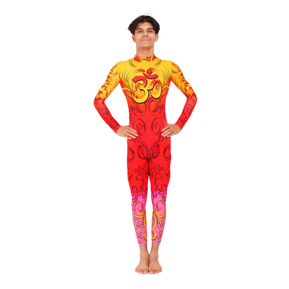 Aura Align Unisex Unitard/Bodysuit for Yoga, Meditation & Devotional Dance