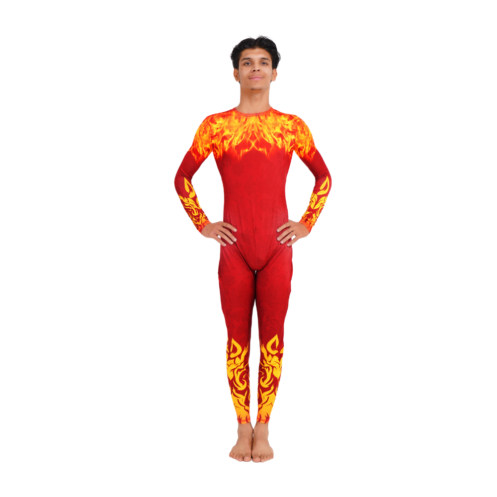 Unisex Solar Helios Unitard/Bodysuit for Yoga, Zumba & Aerial