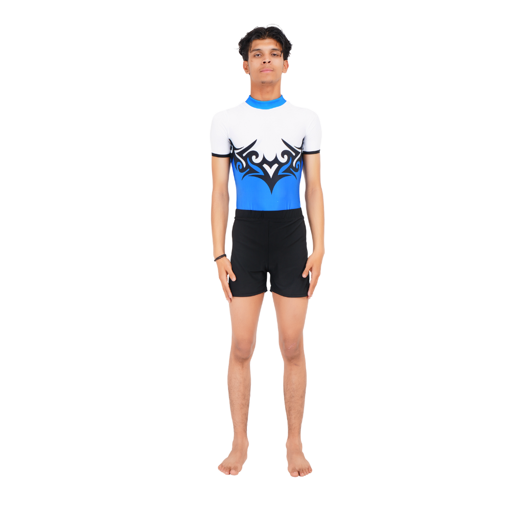 Men/Boy Infinite Strength Acrobatics, Aerobics, Step up And Acro Dance Leotard with Shorts