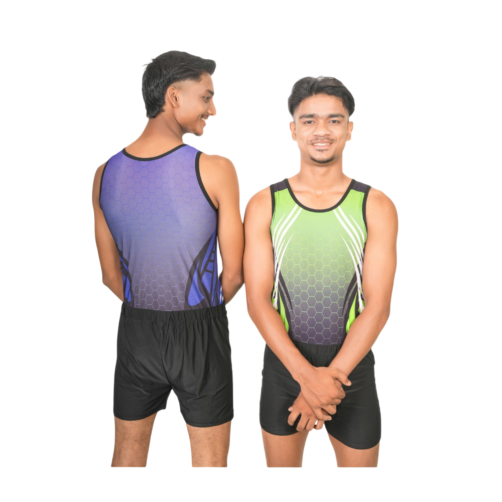 Men's/Boy's Stage Striker Leotard with Shorts for Artistic Gymnastics, Yoga, & Gym Workouts