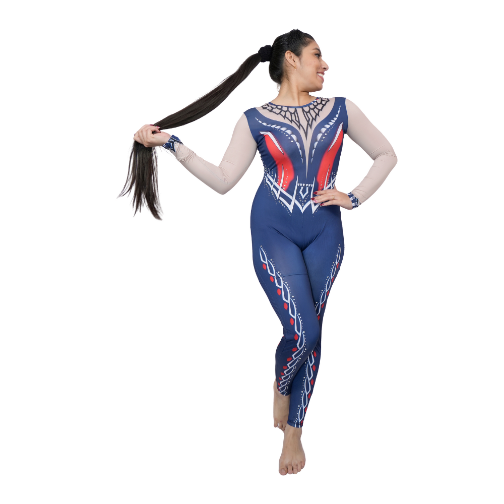 Aquamarine Unitard/Bodysuit for Rhythmic Gymnastics, zumba & Yoga