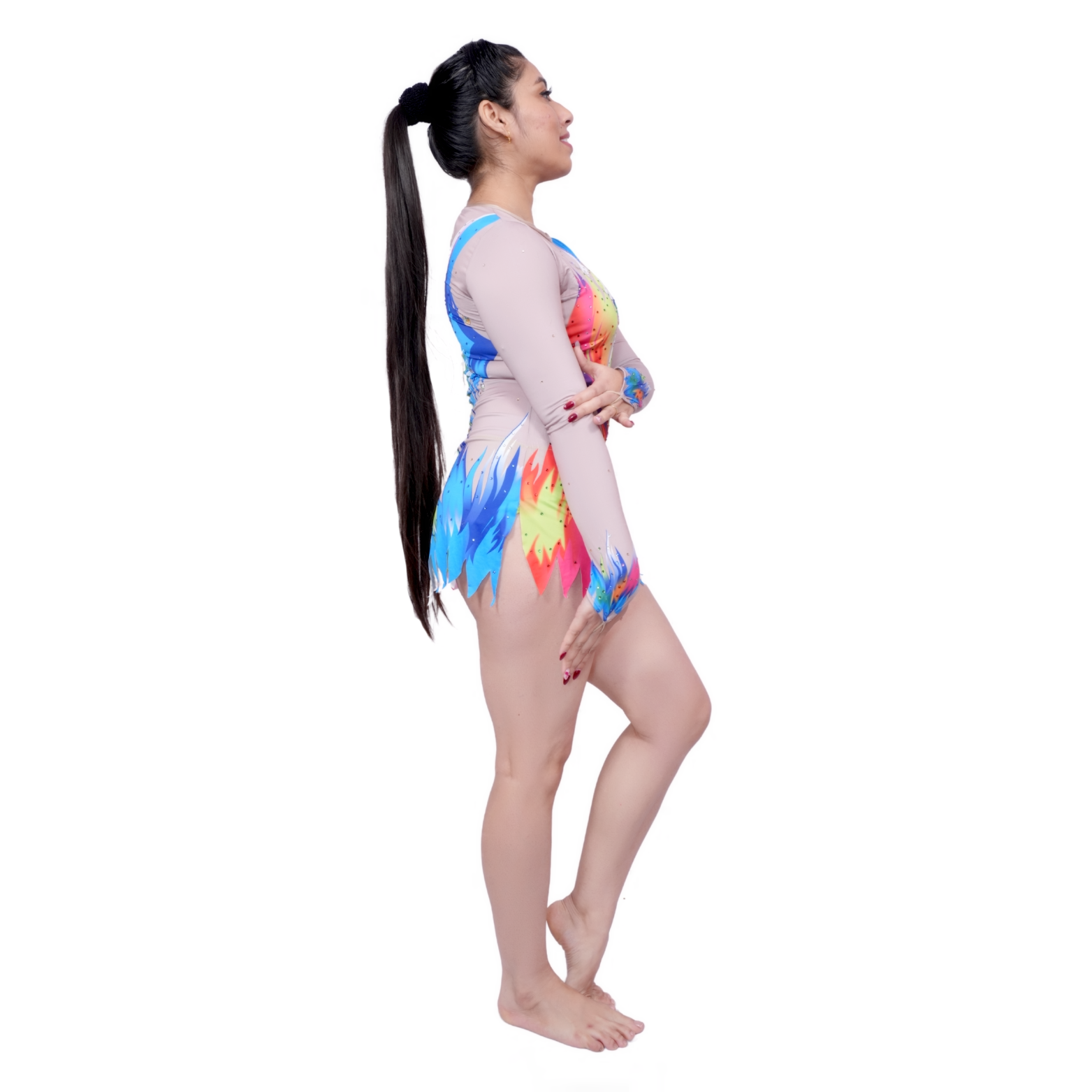 Spectrum Shine Leotard made for Rhythmic Gymnastics, Yoga, Aerial, Ice, Blade, Figure & Roller Skating