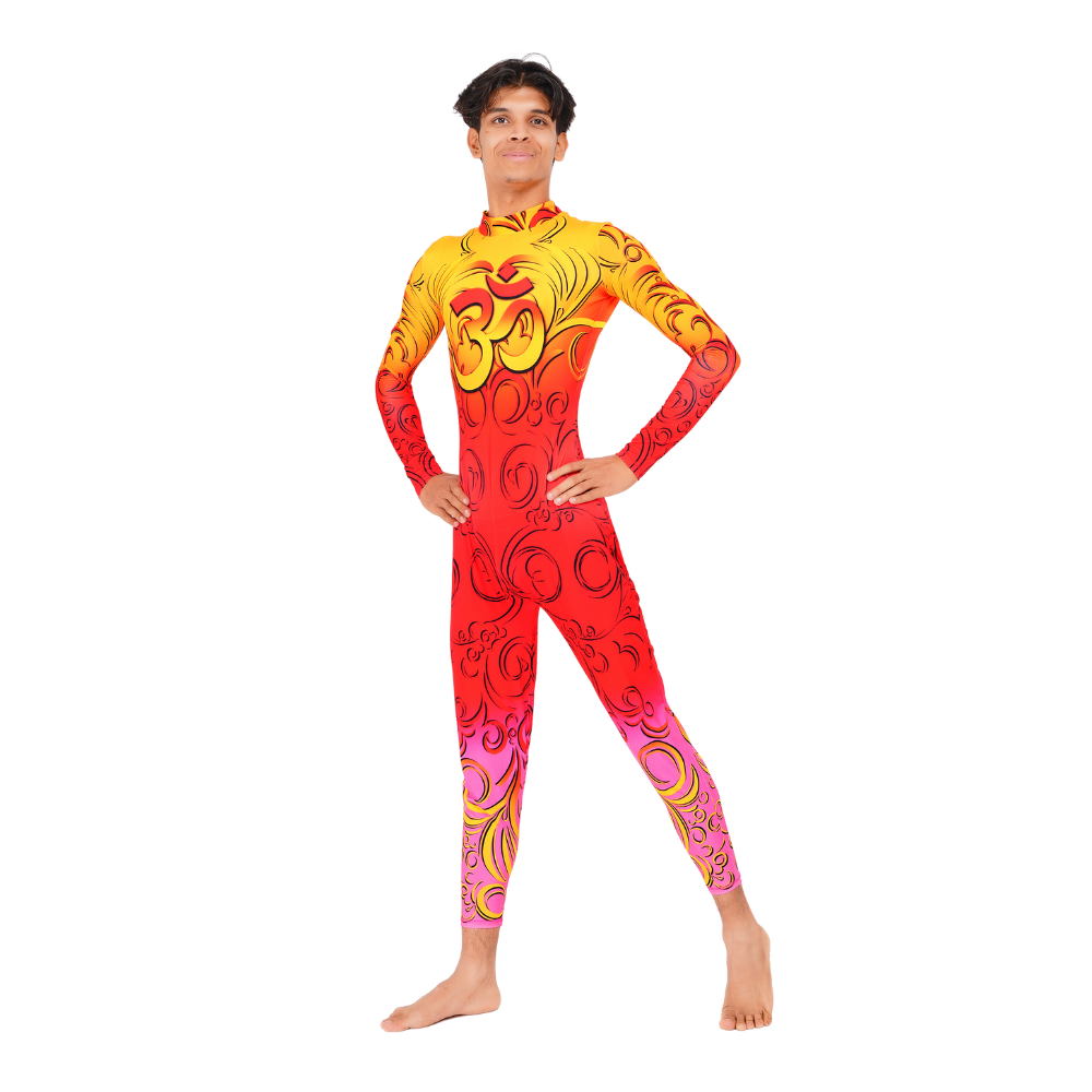 Aura Align Unisex Unitard/Bodysuit for Yoga, Meditation & Devotional Dance