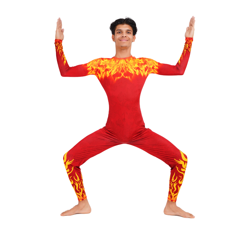 Unisex Solar Helios Unitard/Bodysuit for Yoga, Zumba & Aerial