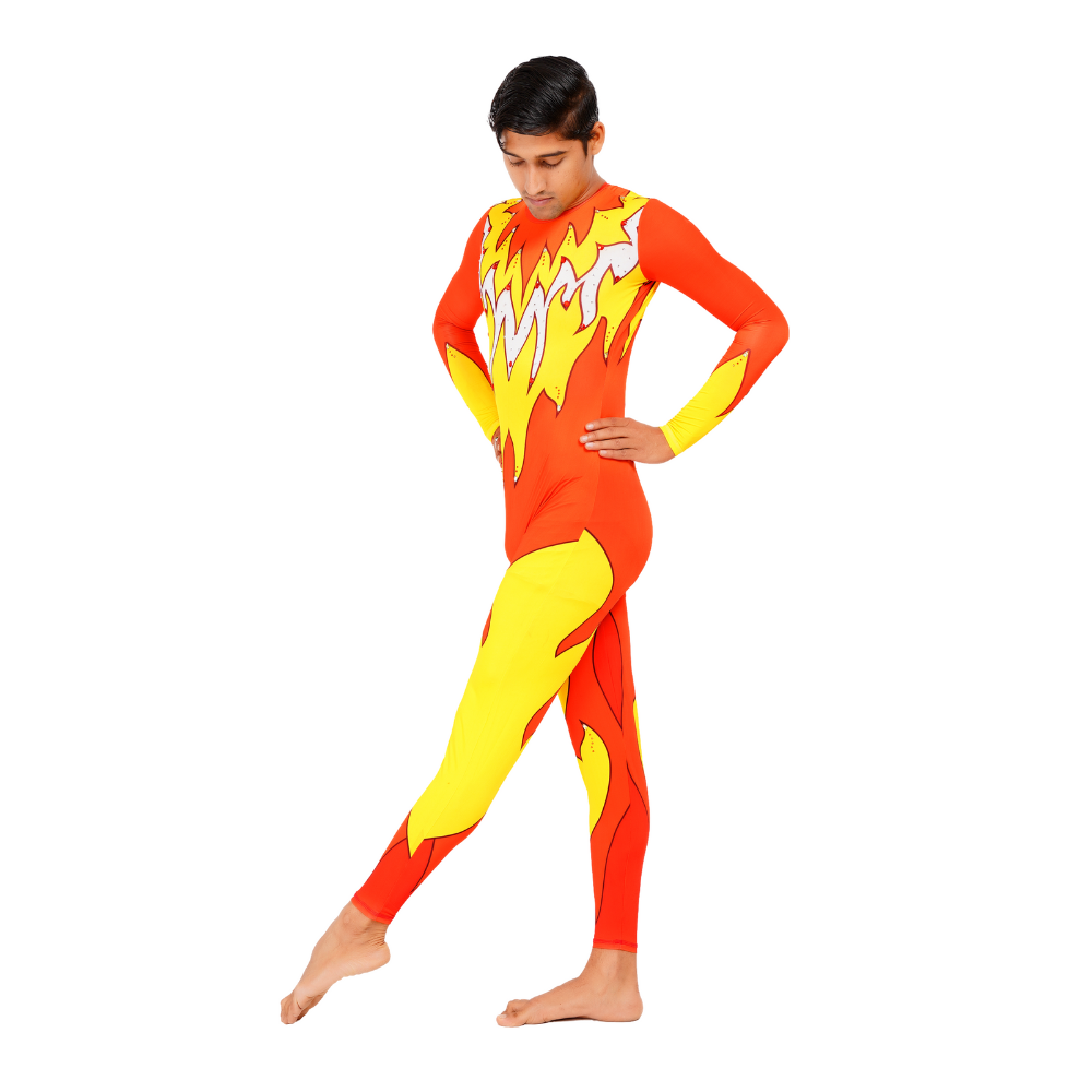 Unisex Sunburst Unitard/Bodysuit for Yoga, Aerial, Ice, Blade & Roller Skating