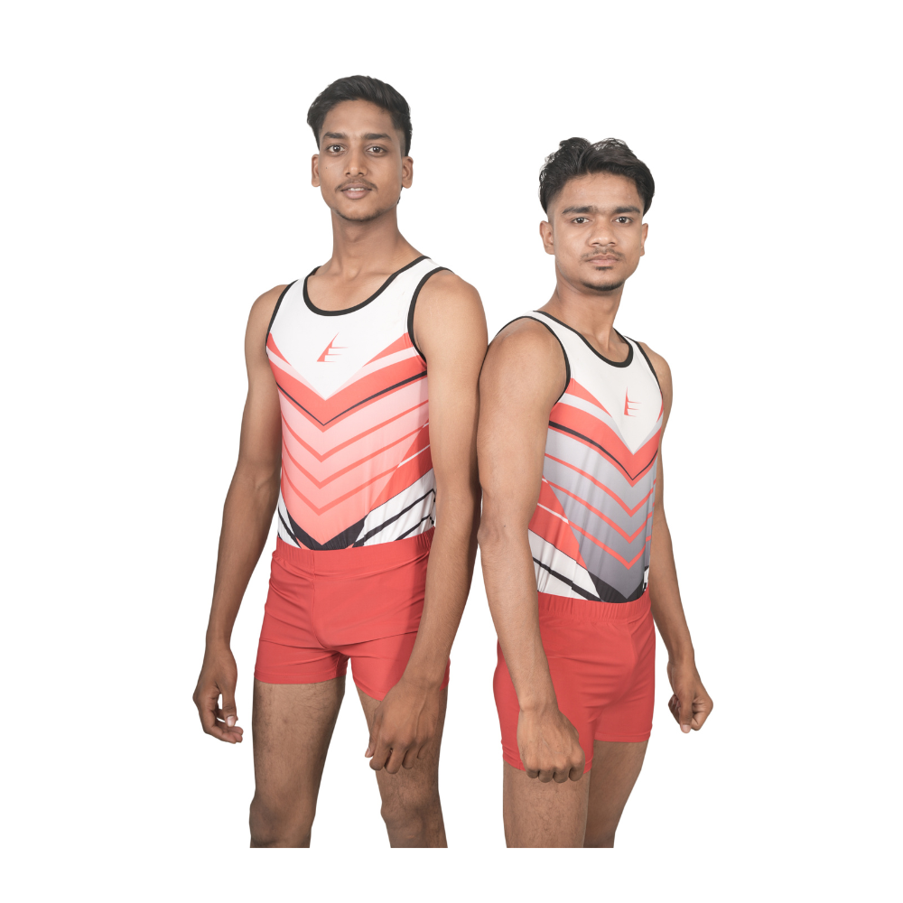 Iron Edge Men’s & Boys’ Competitive Costume Set for Gymnastics, Yoga, Acrobatics & Aerobics