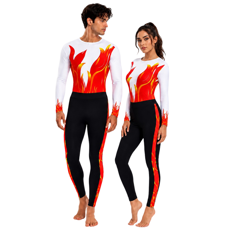 Unisex Strong- Willed Leotard with Leggings Set