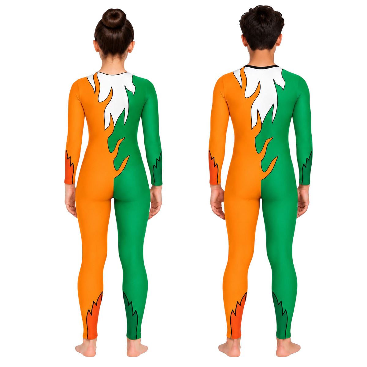 Love for India Full-Sleeve Unisex Unitard – Patriotic Performance Costume