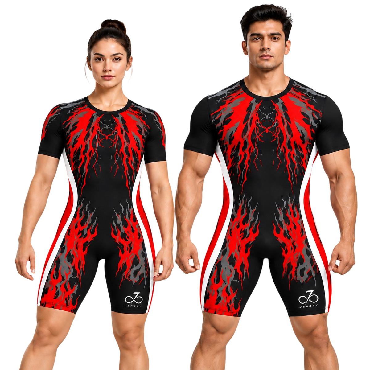 Premium CoreForce Printed Nylon Unisex Performance Singlet