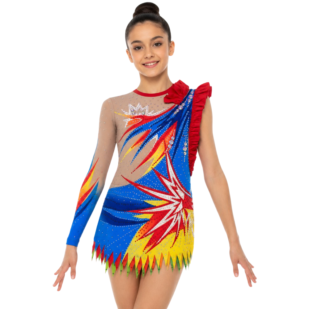  Timeless Gold Rhythmic Gymnastics Leotard multicolour
