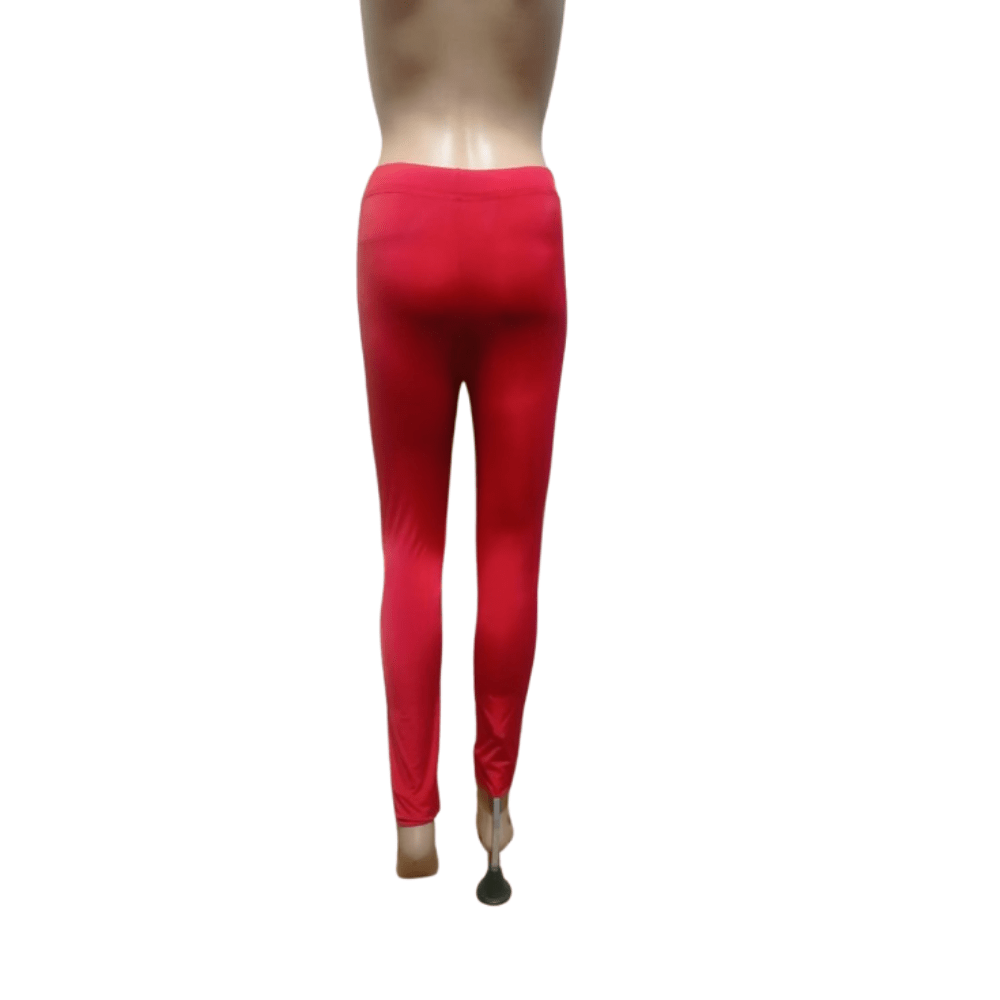 Vermilion Stretch Leggings for Yoga