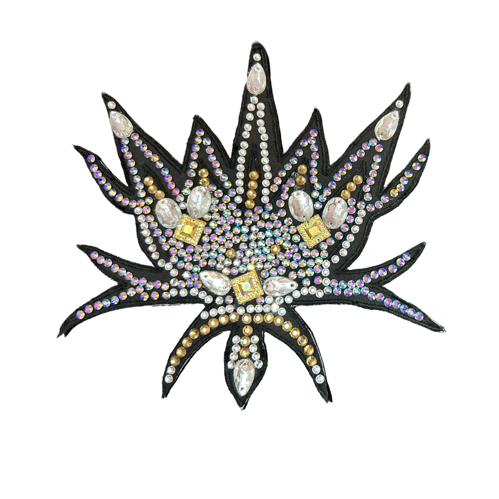 Inner glow hair accessory for rhythmic gymnastics