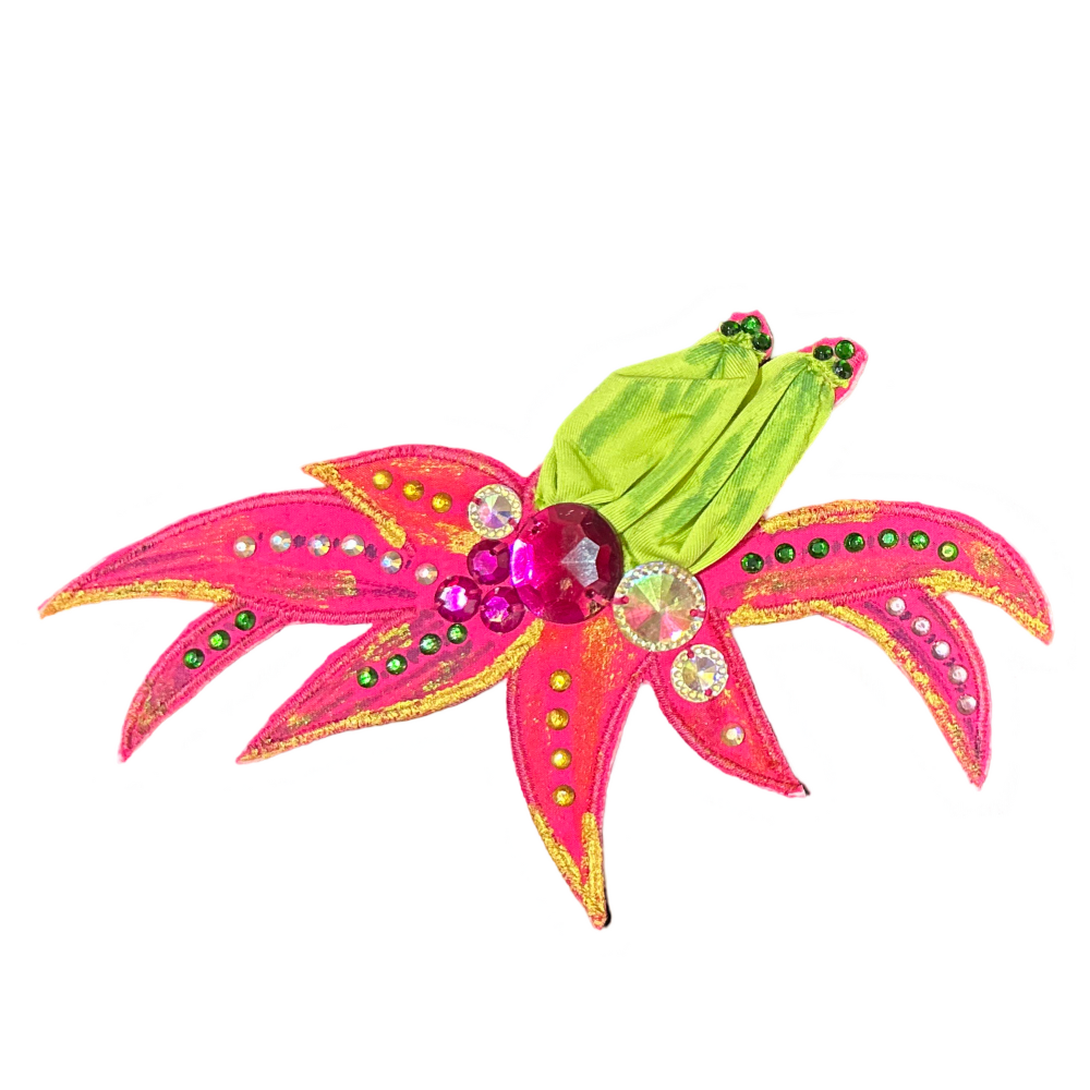 Neon Radiant hair accessory for rhythmic gymnastics