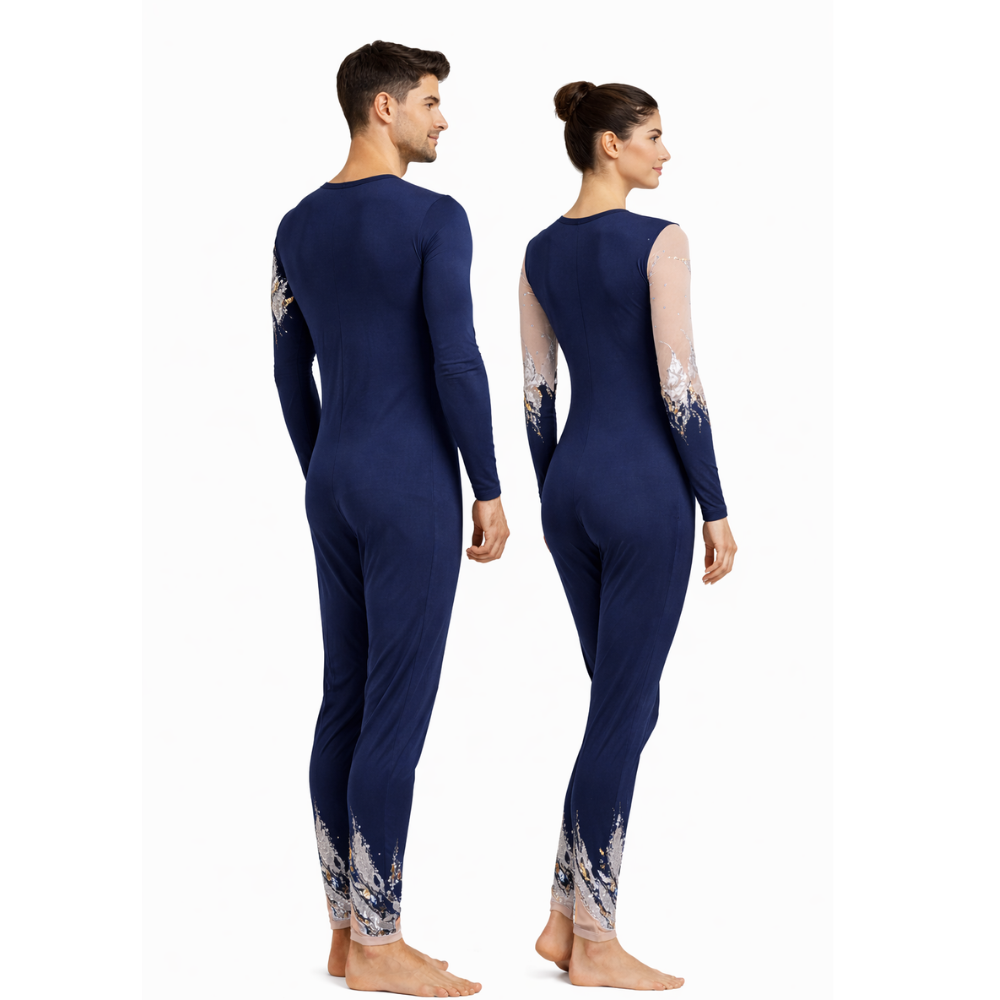 Namami Shamishan Unisex Bodysuit/Unitard made for Devotional Yoga Performance & Aerial Act