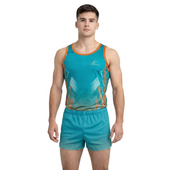 Zigzag Leotard for Men & Boys for Training and Competition in Artistic Gymnastics, Artistic Yoga, Gym Workouts & Other Physical Activities