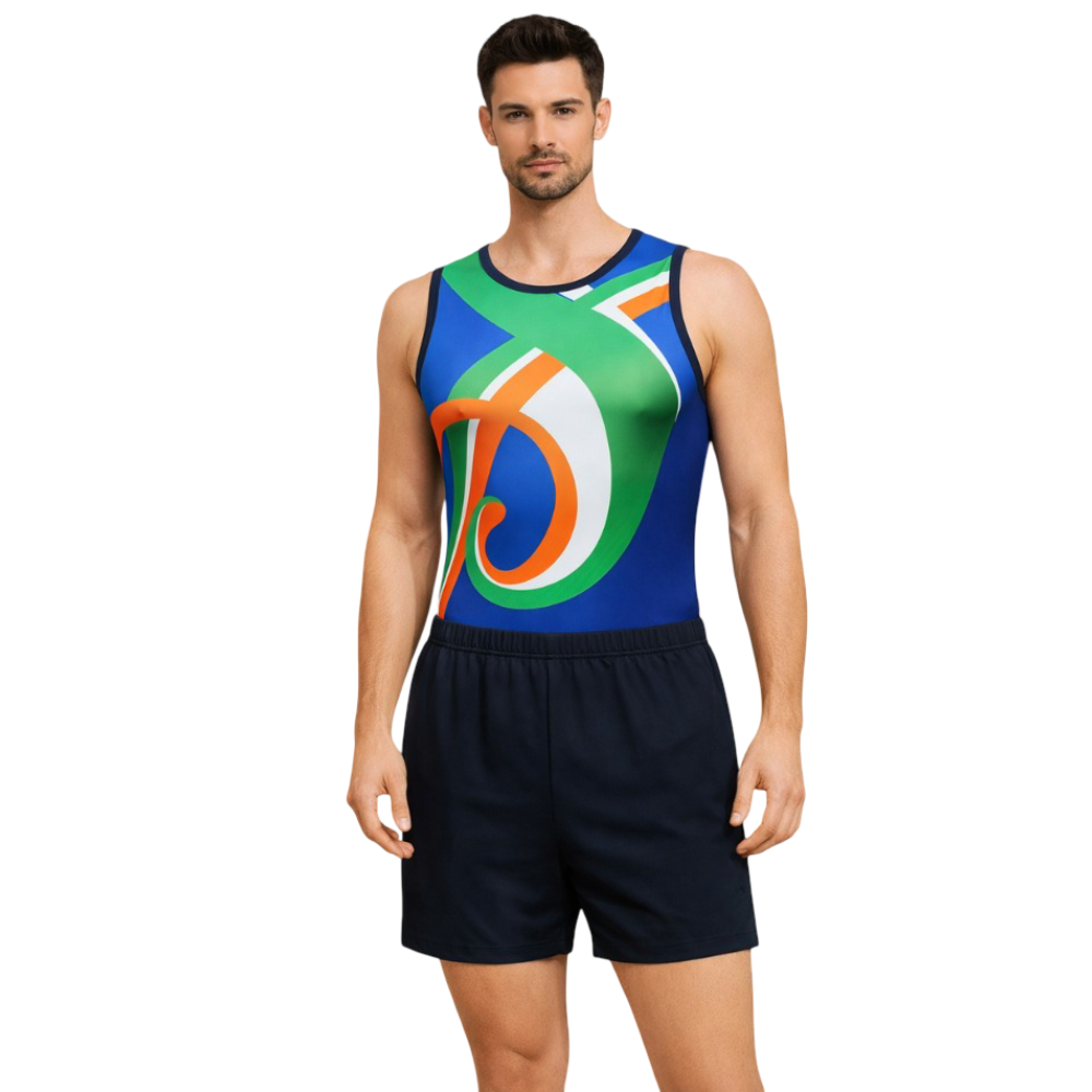 Emerald Tide Gear Leotard Set for Artistic Gymnastics, Mallakhamb, Aerial & Acrobatics