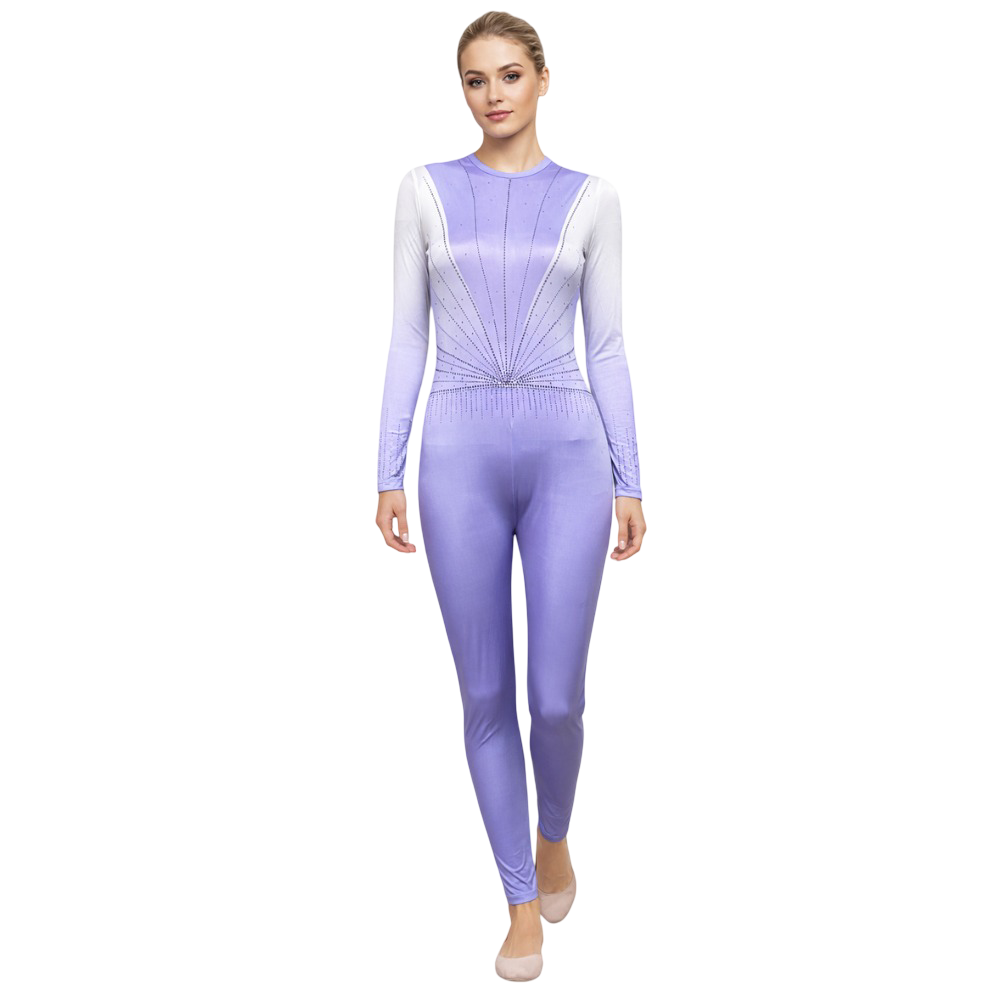 Angelic Elegance Unitard for Yoga, Aerial, Roller & Ice Skating