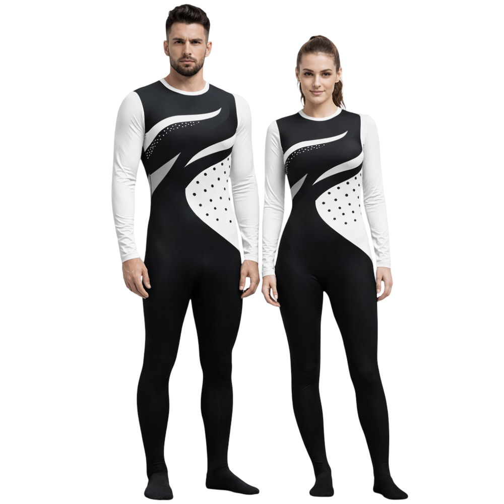 Power Packed Unisex Unitard for Yoga, Aerial & Ice Skating