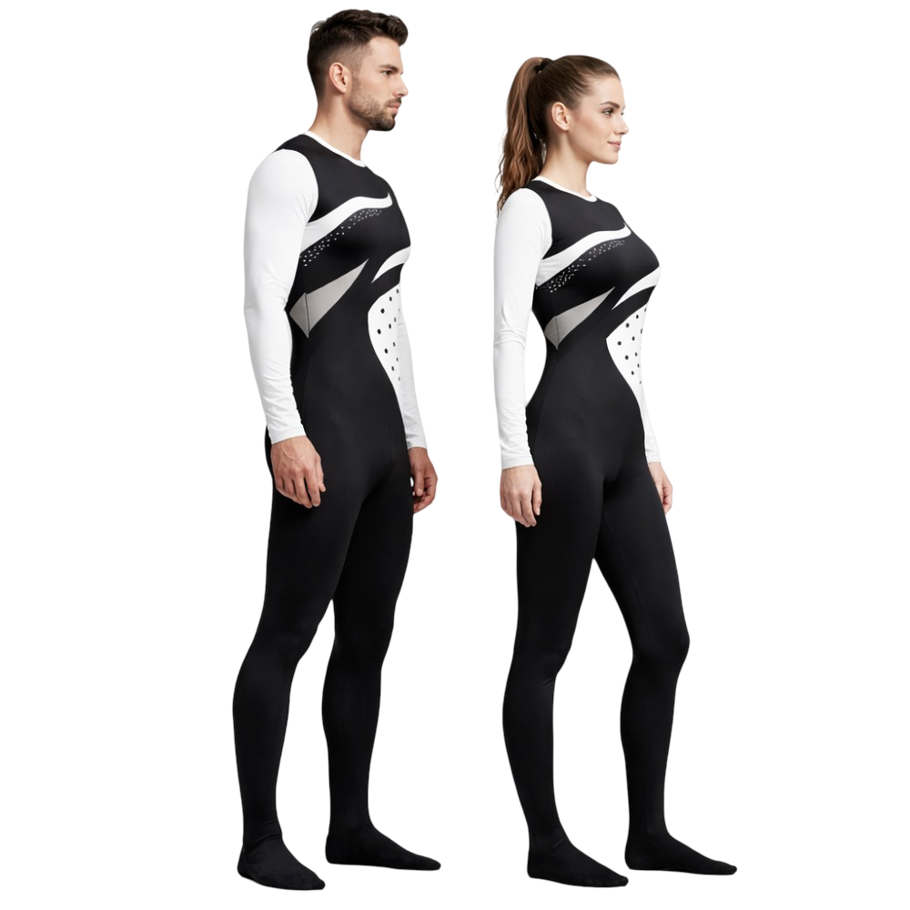 Power Packed Unisex Unitard for Yoga, Aerial & Ice Skating