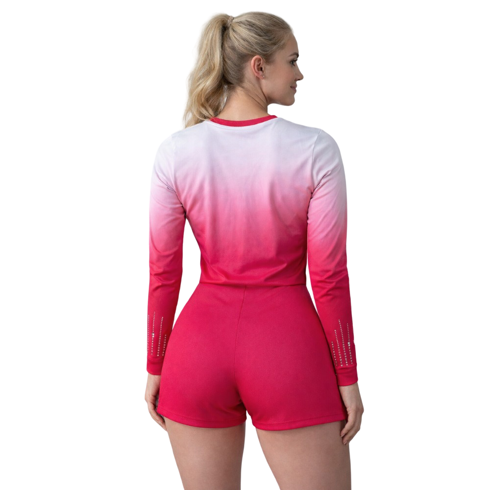 Premium Confidence Booster Leotard with Shorts for Training and Competition, Ideal for Gymnastics, Yoga, Mallakhamb, and Aerial Activities