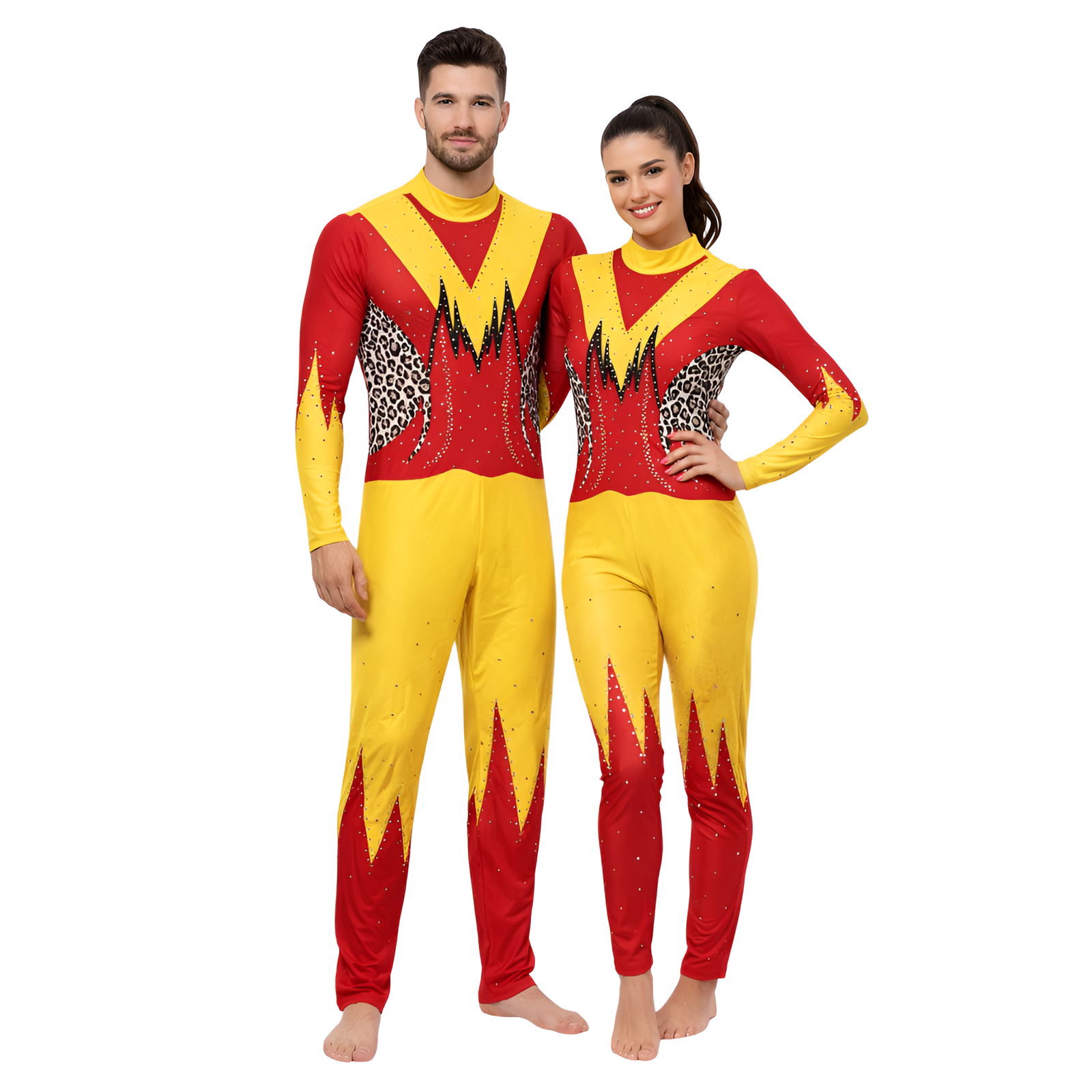 Elite Golden Hour Glow Unitard/Bodysuit for Yoga, Aerial, Blade Skating & Devotional Dance