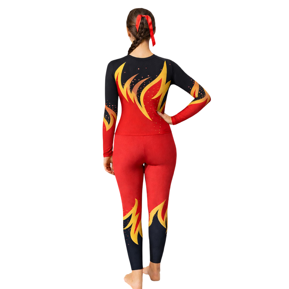 Premium Buckets of Luck leotard with Slex set for Yoga, Contortion, Meditation, Aerial & Other Physical Training
