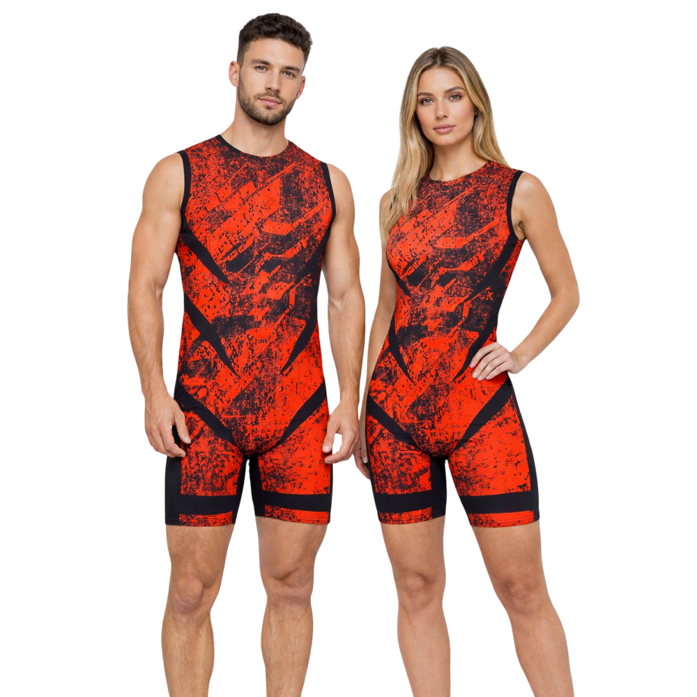 Unisex Spirit of India Biketard for Yoga, Skating, Cycling, Acrobatics, Weightlifting, Aerobics & Gym Workout