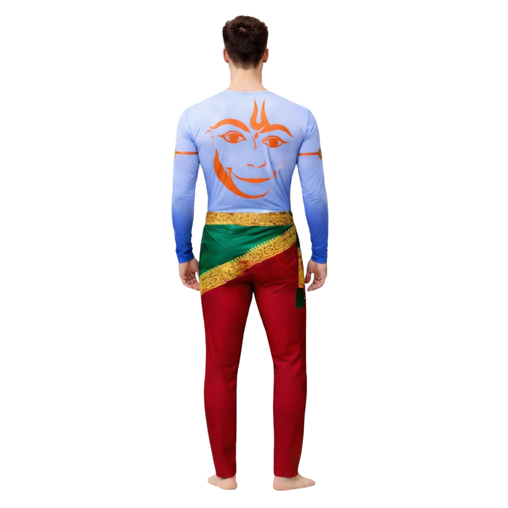 Veer Hanuman Leotard with Leggings Set made for Yoga & Devotional Dance
