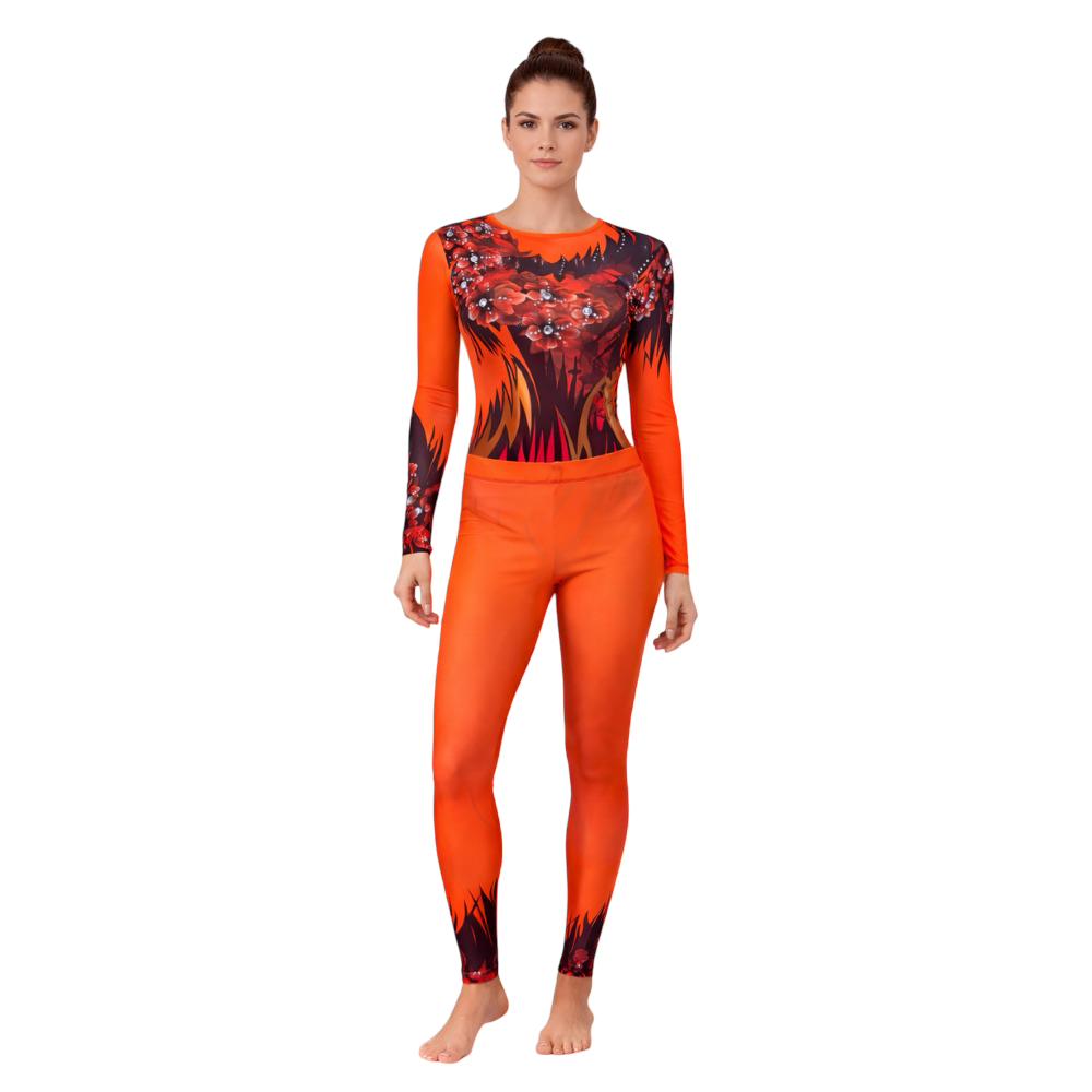 Aura Align Leotard with Leggings designed for Yoga, Contortion, Pilates & Gym Workout