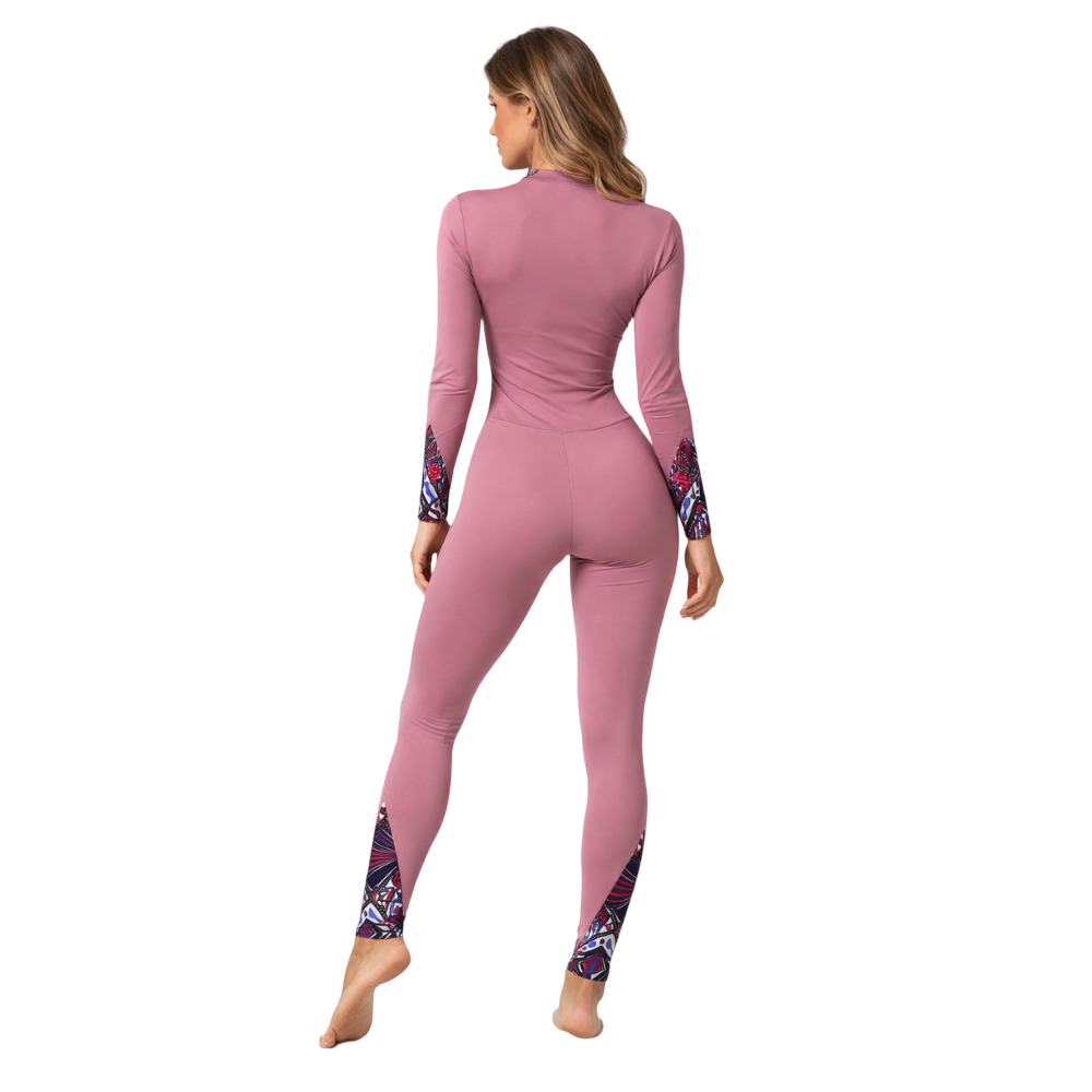 Floral Elegance Leotard with Leggings for Pilates, Contortion, Yoga & Cry Wheel