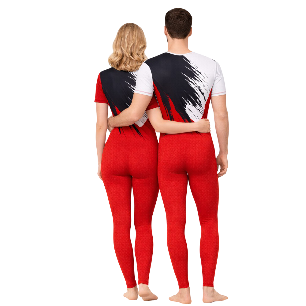 Unisex Dramatic Splash Leotard Legging Set made for Yoga, Pilates, Aerial & Zumba