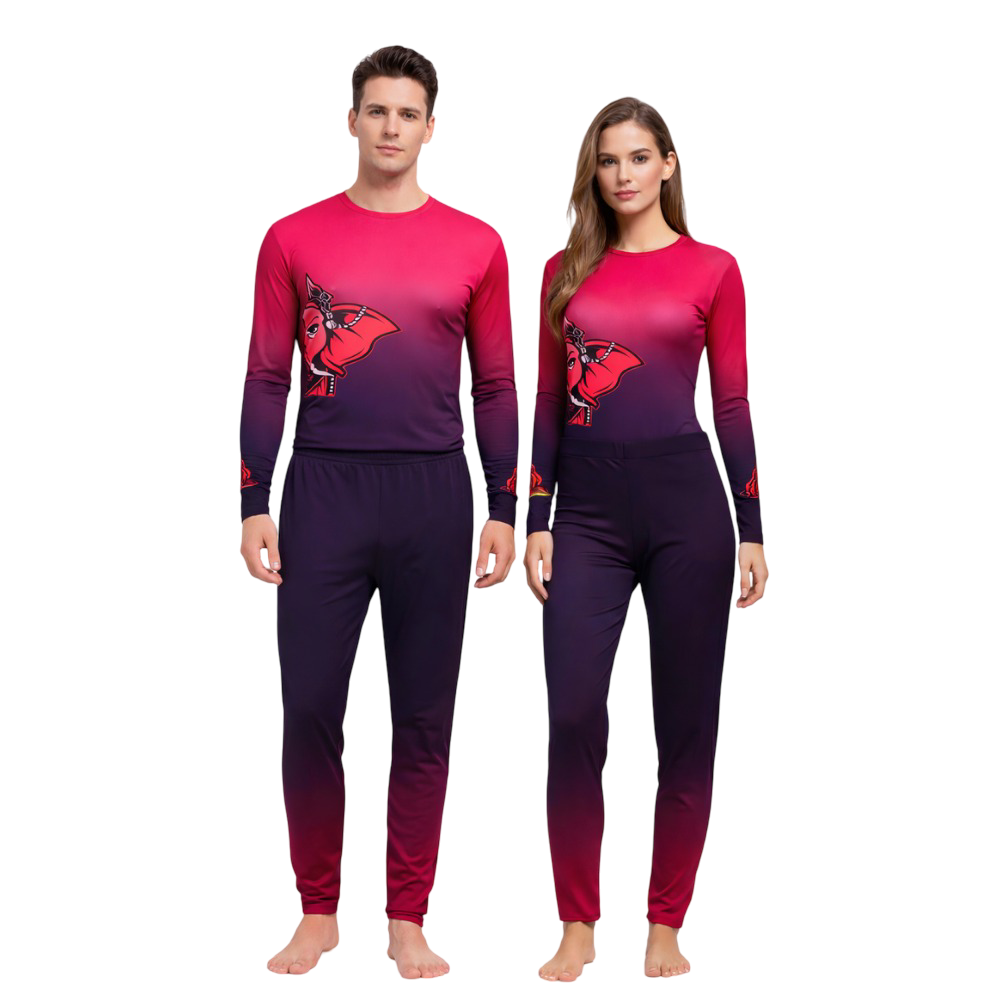 Unisex Lord Ganesha Leotard with Legging set designed for Devotional Dance Performance, Yoga & Meditation
