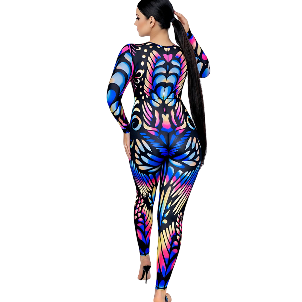 Exclusive Vibrant Vouge Unitard/Jumpsuit for yoga, Roller & Ice Skating, Zumba & Aerial