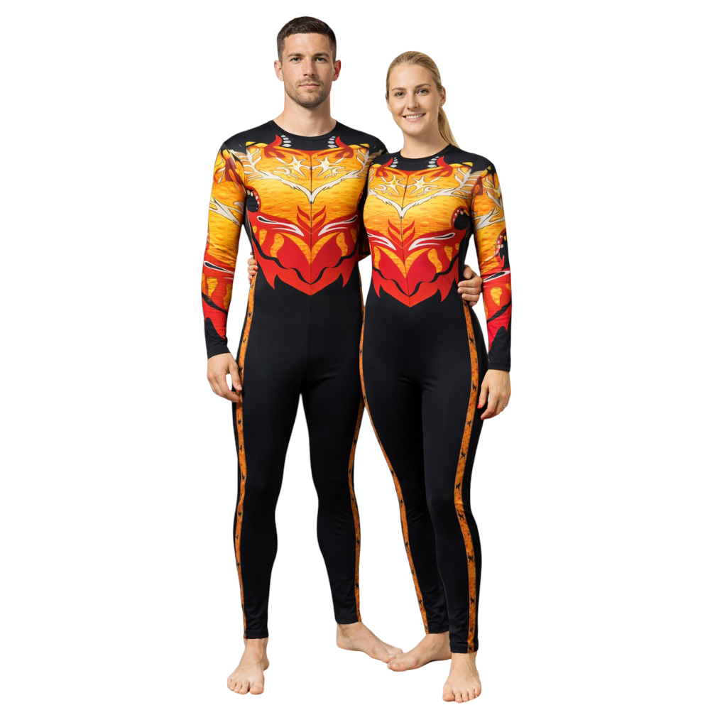 Unisex Shiva Shakti Unitard/Bodysuit for Yoga, Ice, Blade & Figure Skating