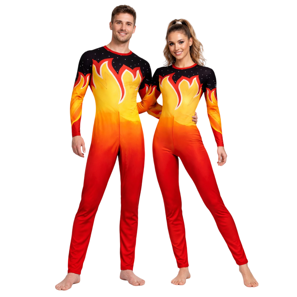 Classic Streamlined Unisex Unitard/Jumpsuit for Yoga, Blade & Roller Skating