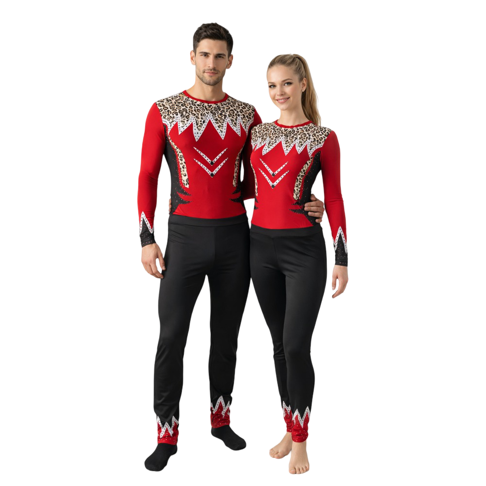 Unisex Shiva Warrior Unitard/One Piece Bodysuit for Yoga devotional stage & Competition performance