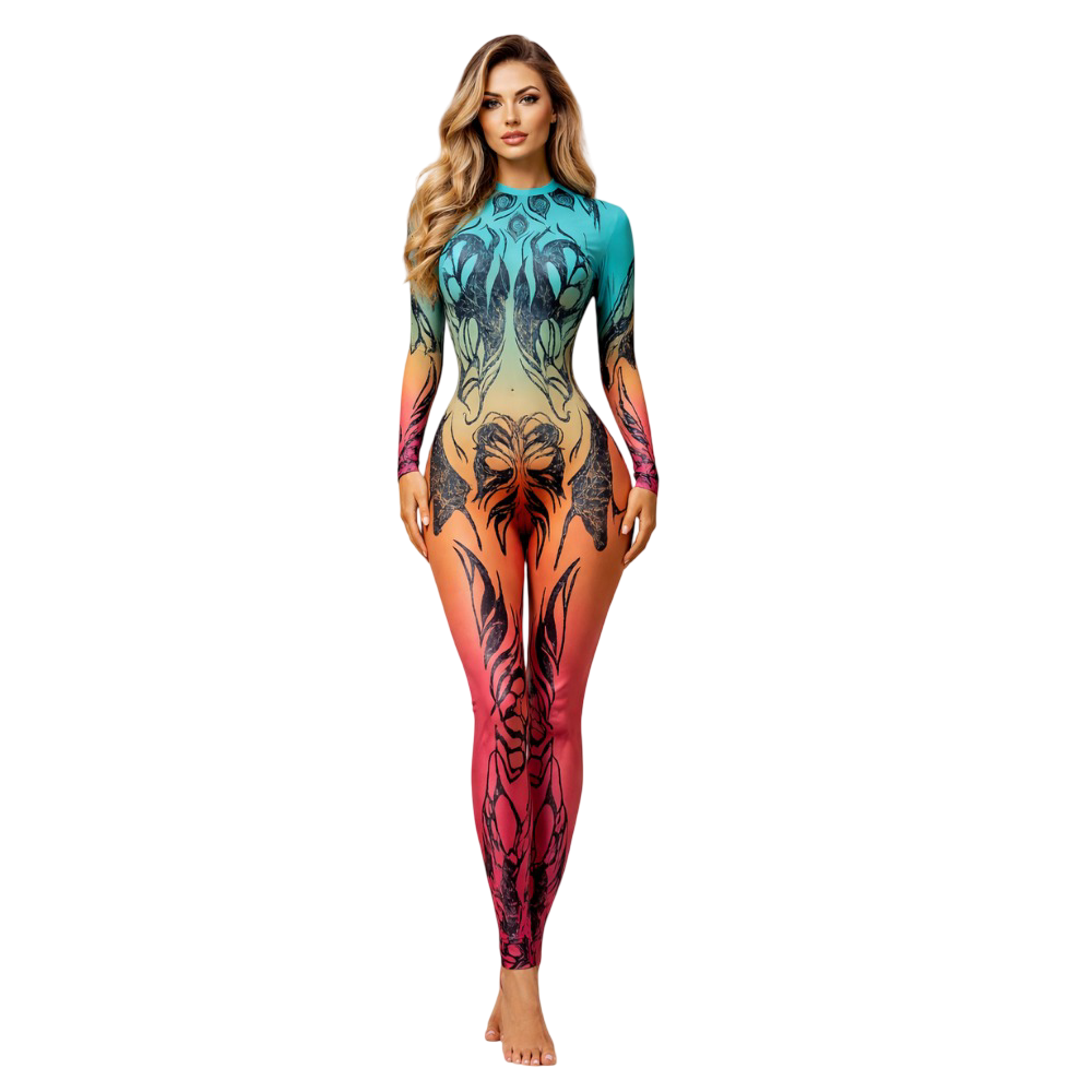 Unisex Competitive & Training Unitard/Bodysuit for Yoga, Acrobatics, Zumba, Step Up, Acro Dance & Aerial