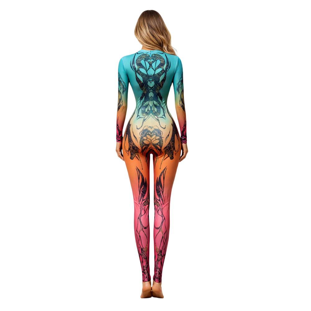 Unisex Competitive & Training Unitard/Bodysuit for Yoga, Acrobatics, Zumba, Step Up, Acro Dance & Aerial