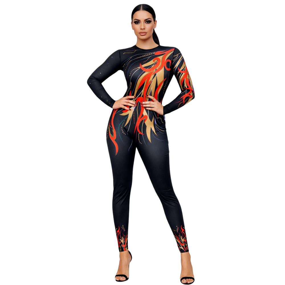 Flora Flow Unitard/Bodysuit designed for Yoga, Zumba, Silk Aerial & Free Style Dance