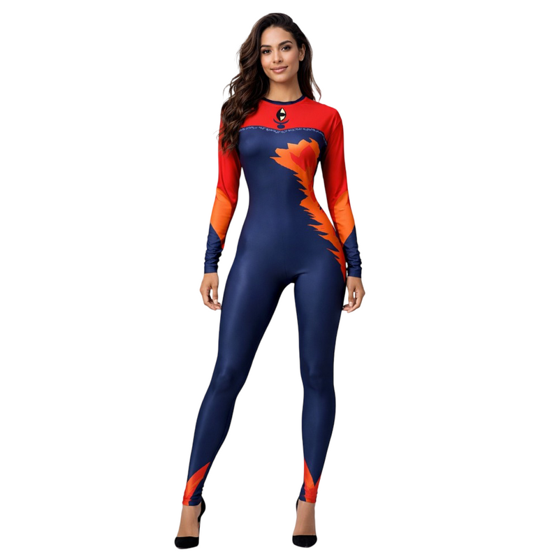 Maa Kali Theme Based Unitard/ One Piece Costume tailored for Yoga & Devotional Dance