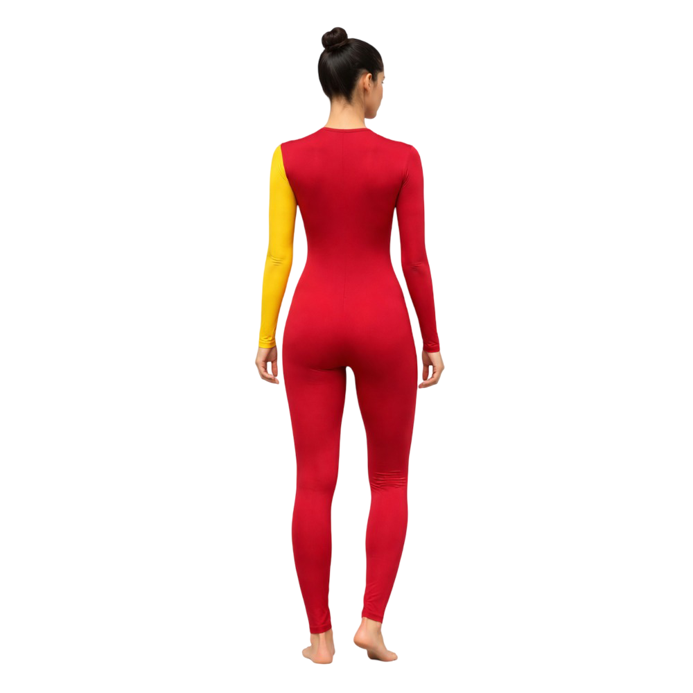 Solar Flow One Piece Costume made for Yoga, Aerial, Zumba & Acro Dance