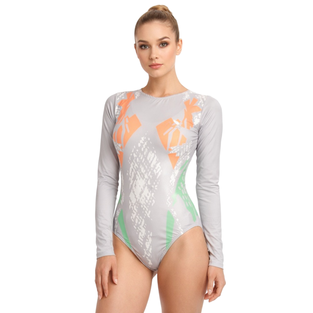 Tri Love Leotard for Gymnastics, Mallakhamb, Aerial, Patriotic Dance, Skating & Yoga