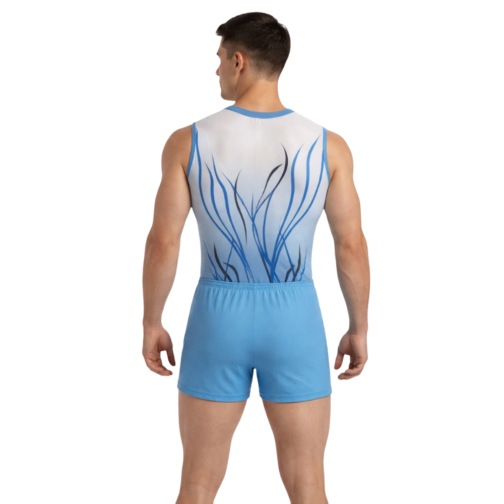 Boys’ & Men’s Jungle Print Costume Set, Designed for Artistic Gymnastics, Artistic Yoga, Mallakhamb, and Other Physical Activities