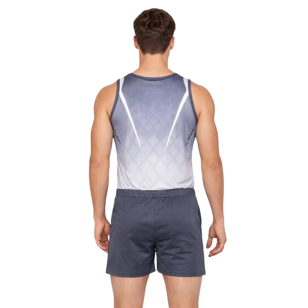 Cubic Texture Flow Leotard, Designed for Artistic Gymnastics, Artistic Yoga, Mallakhamb, and Other Physical Activities