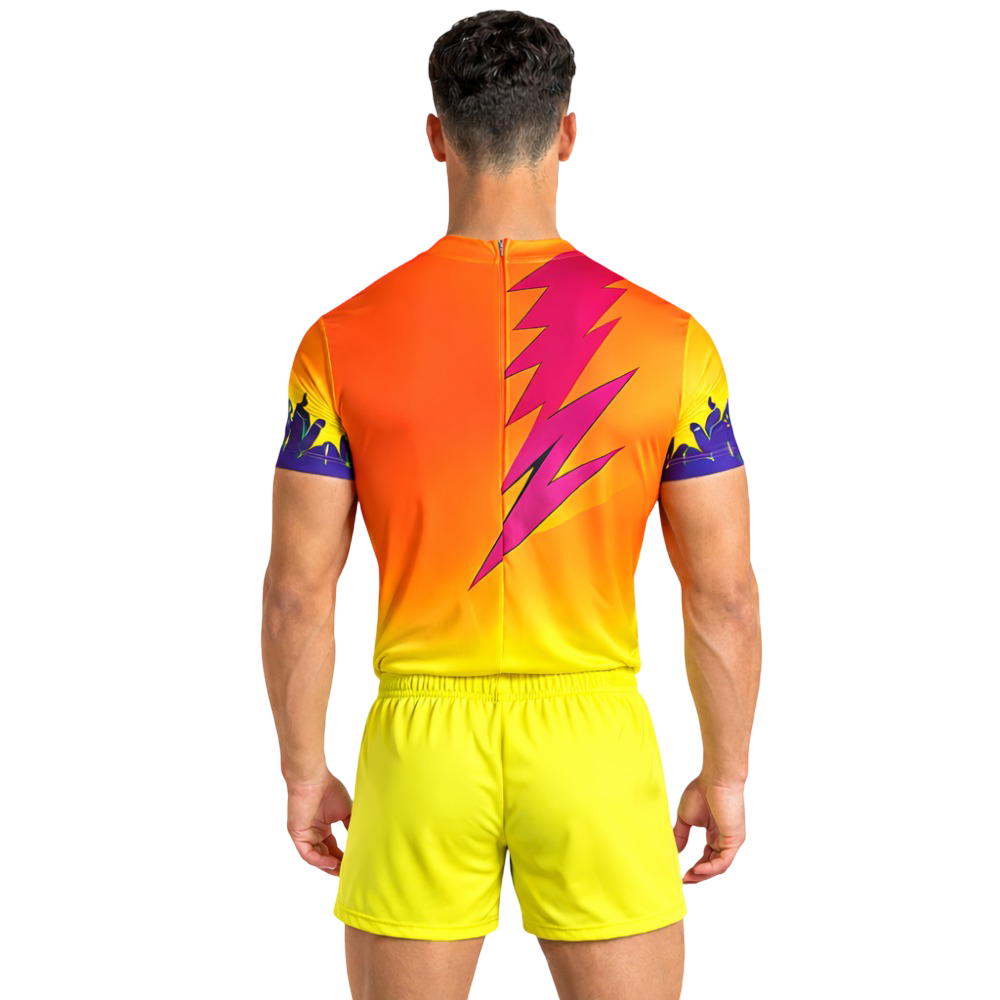 Boys’ Radiant Ray Sublimation Leotard With Ombre Shorts
