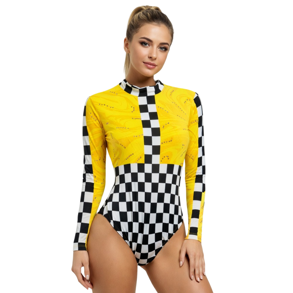 Women Chess Queen Leotard for Acrobatics, Aerobics, Step Up and Acro Dance