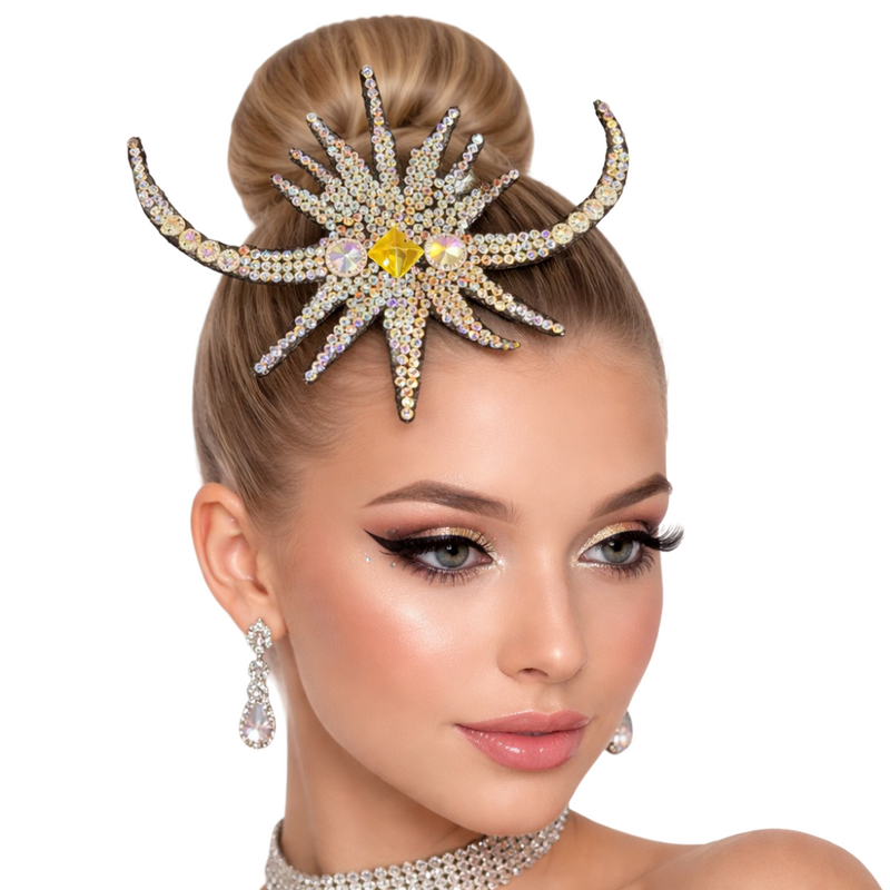 Rainbow bliss hair Accessory for rhythmic gymnastics
