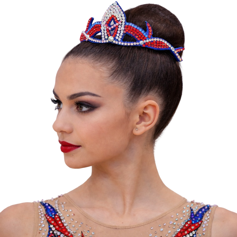 Virbrant crown style hair accessorie
